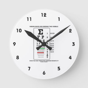 Horloge Ronde Vision Involves Seeing The Visible (chanson de Sne