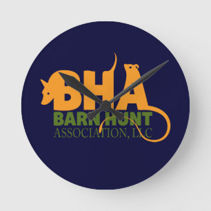 Horloge Ronde Vitesse de logo de LLC d'association de chasse à