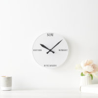 Vivez dans l'horloge du moment