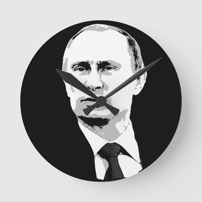Horloge Ronde Vladimir Poutine (Recto)