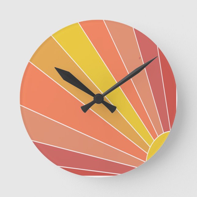 Horloge Ronde Voici le Soleil (Recto)