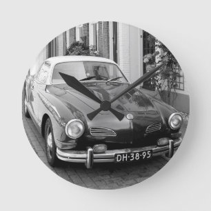 Horloge Ronde Voiture classique Karmann Ghia