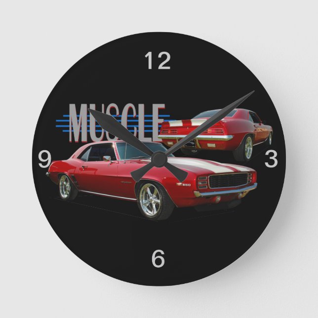Horloge Ronde Voiture musculaire (Recto)