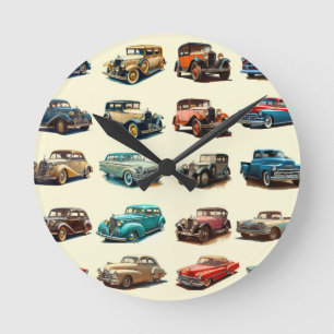 Horloge Ronde Voitures