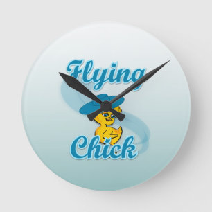 Horloge Ronde Voler le poussin #3