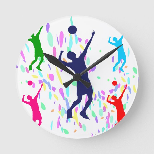 HORLOGE RONDE VOLLEYBALL (Recto)