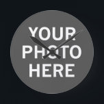 Horloge Ronde Votre photo ici<br><div class="desc">Votre photo ici</div>