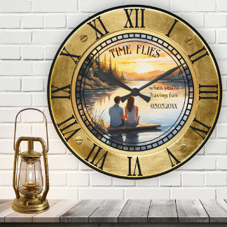 Horloge Ronde Votre photo nautique