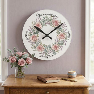 Horloge Ronde Vous êtes ce que vous croyez être