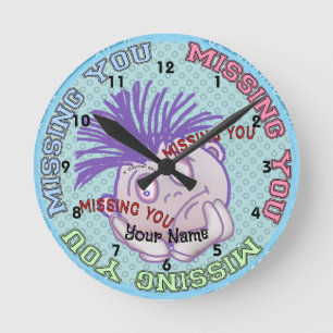 Horloge Ronde Vous manquez de visage