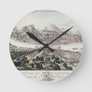 Horloge Ronde Vue de la capitale et de la forteresse de