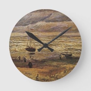 Horloge Ronde Vue de la mer à Scheveningen par Vincent van Gogh