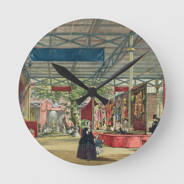 Horloge Ronde Vue de la section Inde de la Grande Exposition (Recto)
