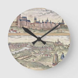 Horloge Ronde Vue de l'apparence de Prague (ci-dessus) le palais