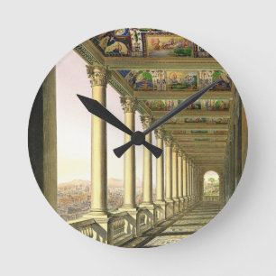 Horloge Ronde Vue du troisième bungalow de plancher à Vatican,