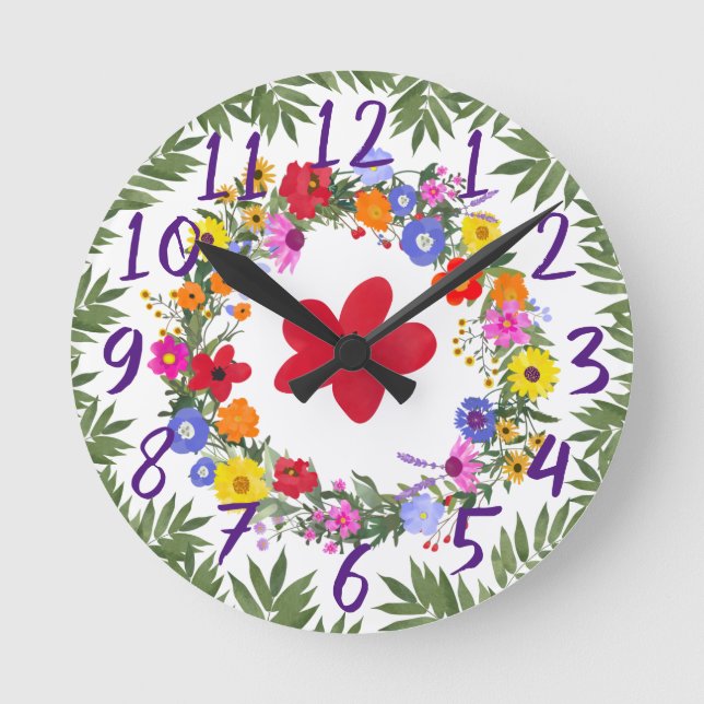 Horloge Ronde Wall Clock (Recto)