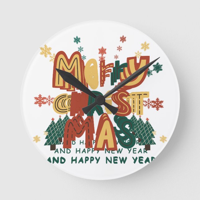 Horloge Ronde Wall Clock (Recto)