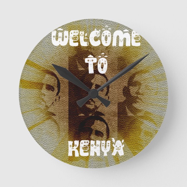 Horloge Ronde Welcome (Recto)