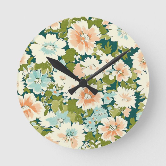Horloge Ronde Whisper Floral Time (Recto)