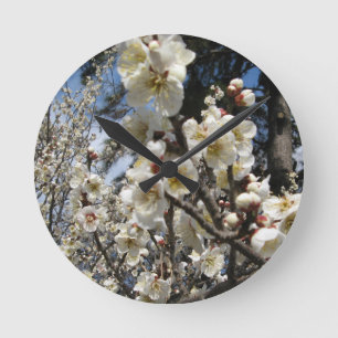 Horloge Ronde White Cherry Blossom / Sakura / サクラ(桜)