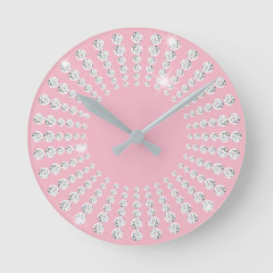 Horloge Ronde White Pastel