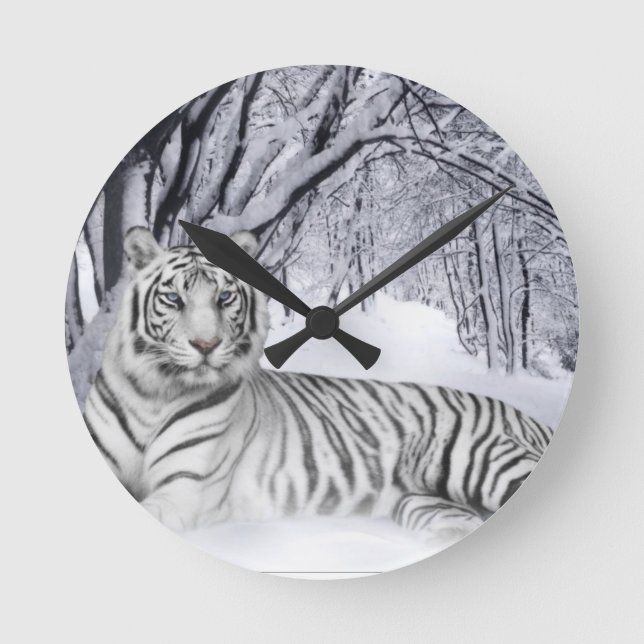 Horloge Ronde white+tiger+toxiques (Recto)
