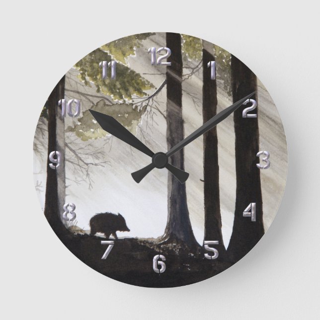Horloge Ronde Wild Boar (Recto)