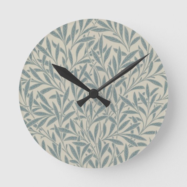 Horloge Ronde William Morris Willow Slate (Recto)