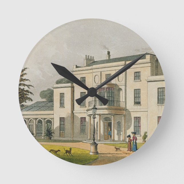 Horloge Ronde Wimbledon House, du "Référentiel d'A d'Ackermann" (Recto)
