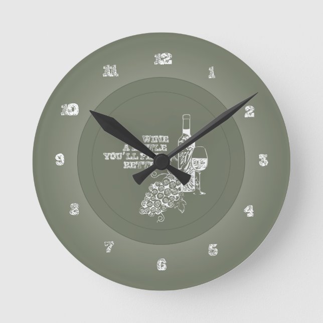 Horloge Ronde Wine (Recto)