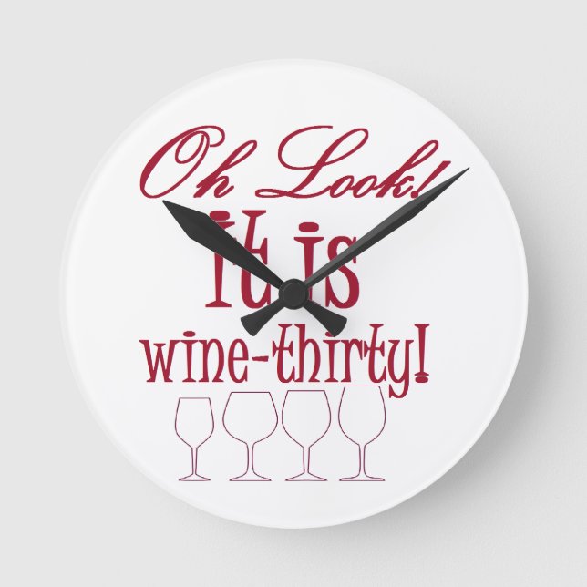 Horloge Ronde wine-thirty (Recto)