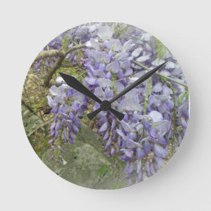 Horloge Ronde Wisteria dans les bois