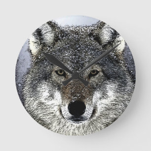 Horloge Ronde Wolf Eyes