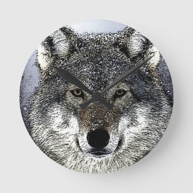 Horloge Ronde Wolf Eyes (Recto)
