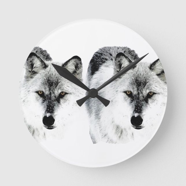 Horloge Ronde Wolf Eyes (Recto)