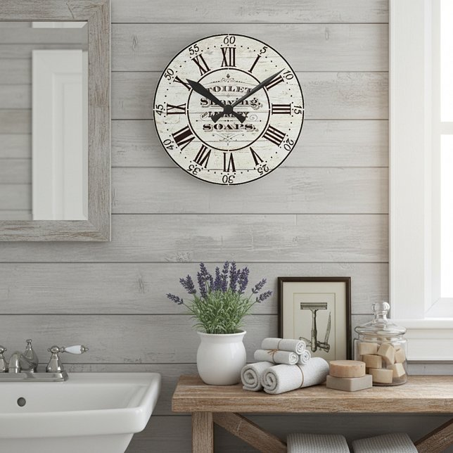 Horloge Ronde Wood bath (Créateur téléchargé)