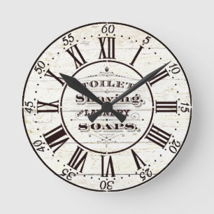 Horloge Ronde Wood bath
