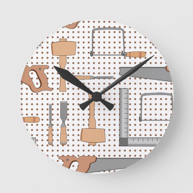 Horloge Ronde Woodshop (Recto)