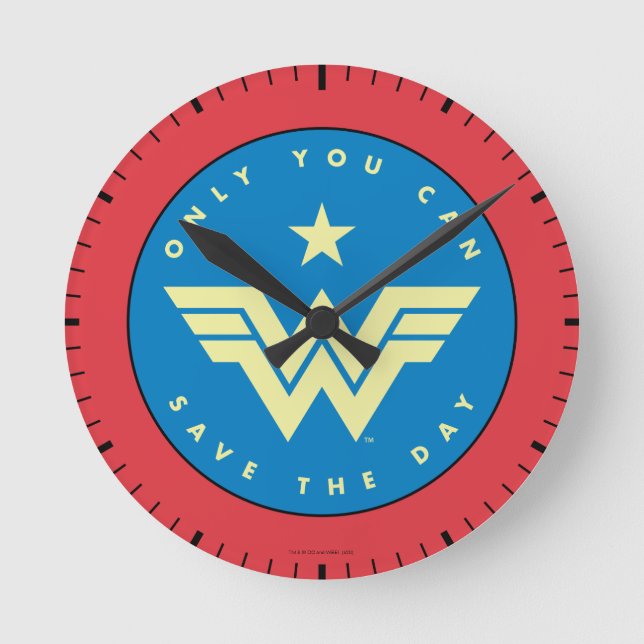 Horloge Ronde WW84 | Wonder Woman Only You Can Save The Day (Recto)