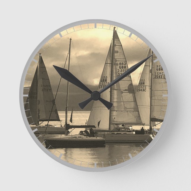 Horloge Ronde Yachts à Rothesay Bay, Scotland. (Recto)
