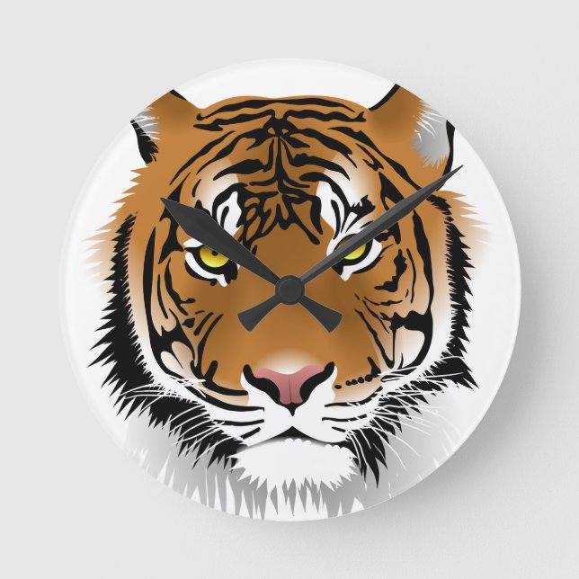 Horloge Ronde Yeux de Tigre (Recto)