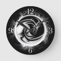 Yin and Yang Asian Dragons