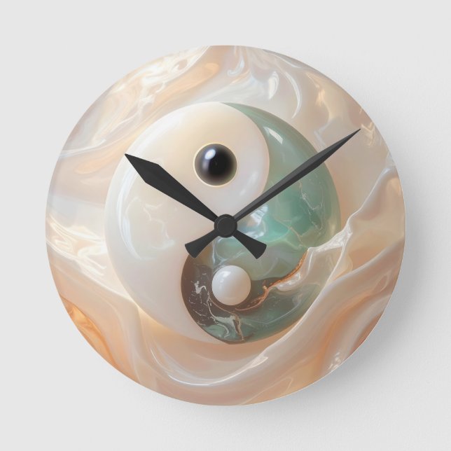 Horloge Ronde YIN ET YANG - Yijing (Recto)