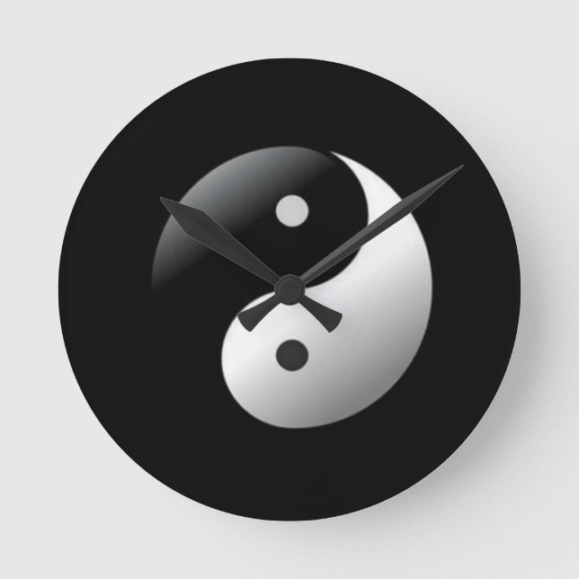 Horloge Ronde Yin Yang (Recto)