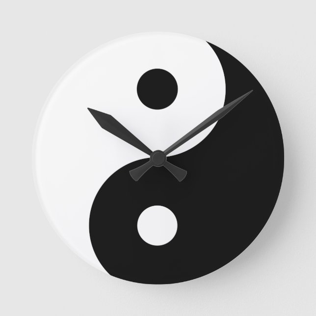 Horloge Ronde Yin Yang (Recto)