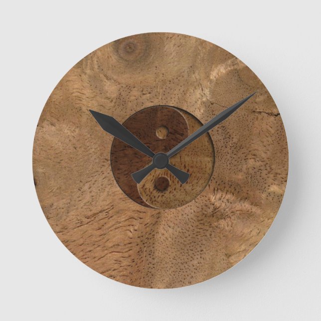 Horloge Ronde Yin Yang (Recto)