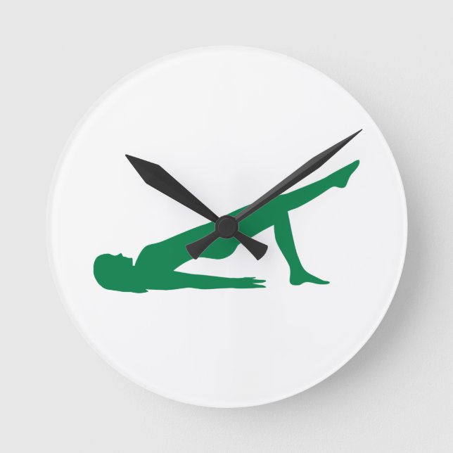 Horloge Ronde Yoga pilates (Recto)