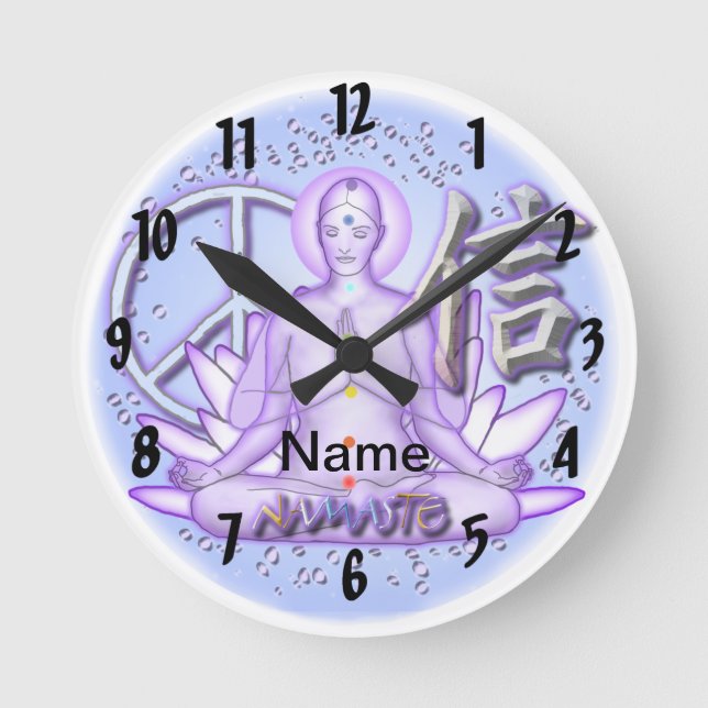 Horloge Ronde Yoga trust (Recto)