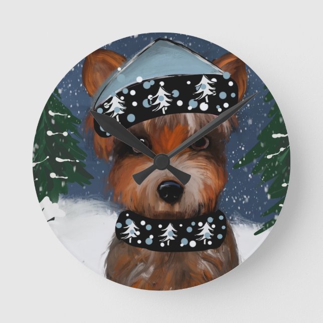 Horloge Ronde Yorkie        (Recto)
