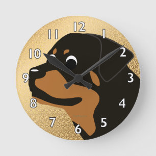 Horloge Ronde Zara le Rottweiler